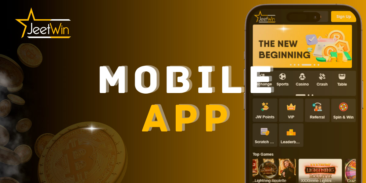 Play your favorite casino games on the go with the Jeetwin mobile app